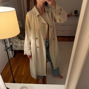 Madewell Cream Trench Coat